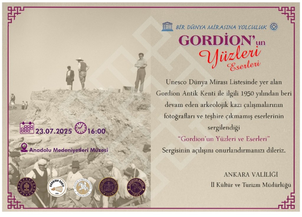 GORDİON’UN YÜZLERİ ve&nbsp;ESERLERİ